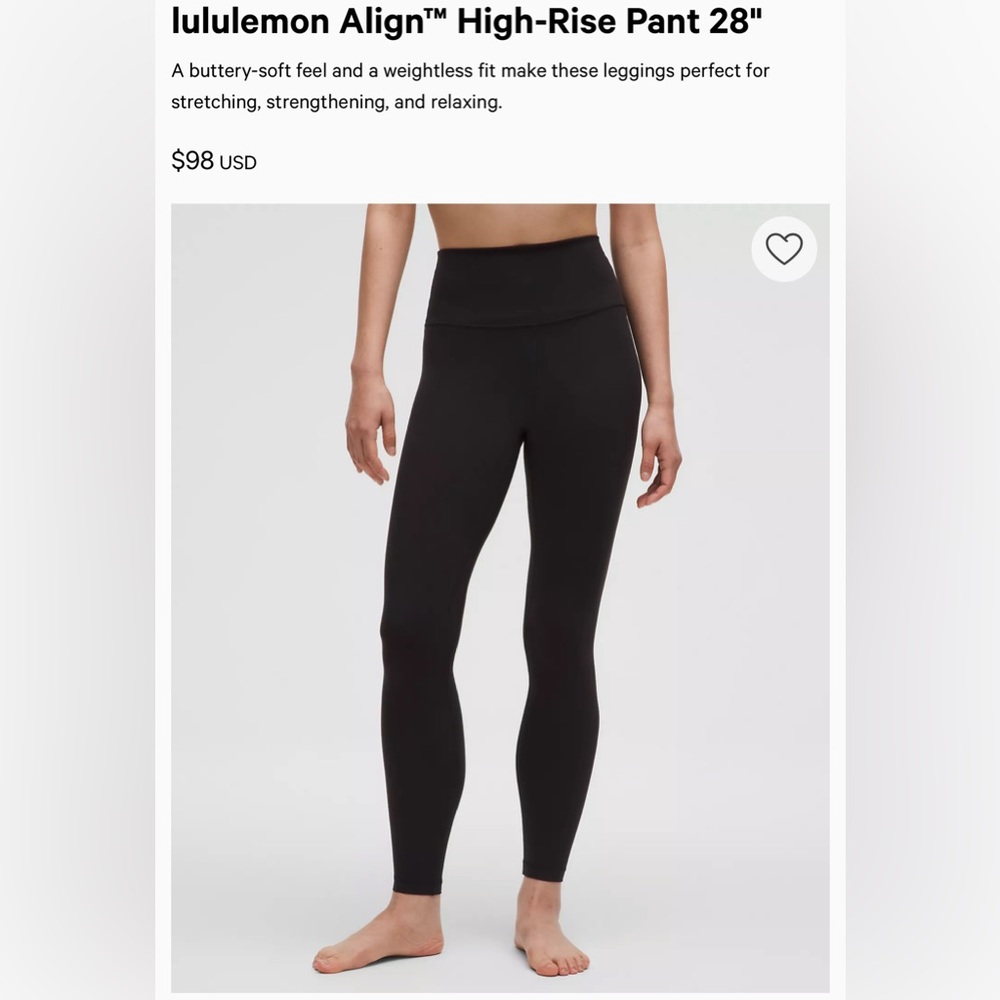 LULU ALIGN LEGGINGS